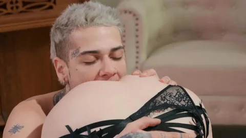 TransAngels.com: Blond hair Natalie Mars ass fingering