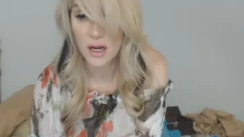stunning enchanting sheboy Massturbates Her 10-Pounder Hard